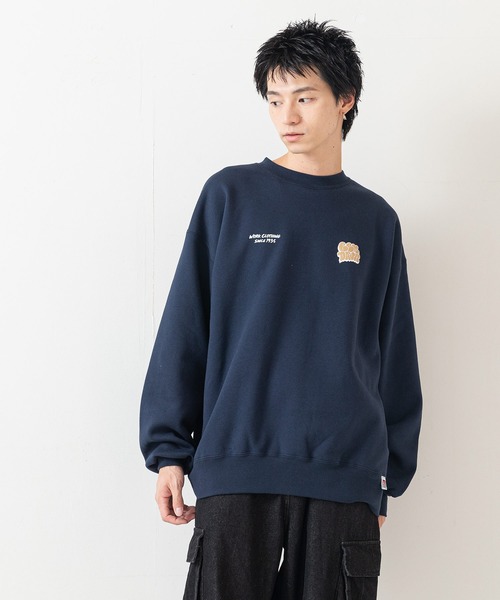 BEN DAVIS(ベンデイビス)の「【BEN DAVIS/ベンデイビス】WALL ART CREW/オーバーサイズ 裏起毛 ストリート バックプリント ロゴ ワンポイント スウェット トレーナー/レディース メンズ(スウェット・メンズ・ネイビー/ブラック/グレー・MEDIUM/X-LARGE/LARGE)」の18枚目の写真