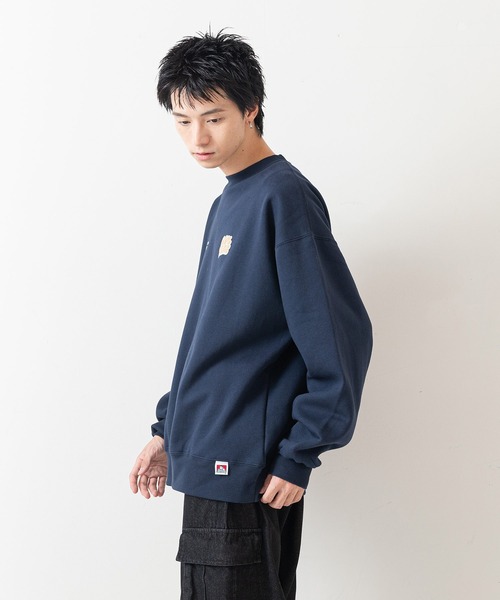 BEN DAVIS(ベンデイビス)の「【BEN DAVIS/ベンデイビス】WALL ART CREW/オーバーサイズ 裏起毛 ストリート バックプリント ロゴ ワンポイント スウェット トレーナー/レディース メンズ(スウェット・メンズ・ネイビー/ブラック/グレー・MEDIUM/X-LARGE/LARGE)」の19枚目の写真