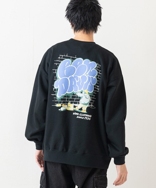 BEN DAVIS(ベンデイビス)の「【BEN DAVIS/ベンデイビス】WALL ART CREW/オーバーサイズ 裏起毛 ストリート バックプリント ロゴ ワンポイント スウェット トレーナー/レディース メンズ(スウェット・メンズ・ネイビー/ブラック/グレー・MEDIUM/X-LARGE/LARGE)」の22枚目の写真