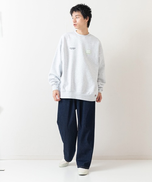 BEN DAVIS(ベンデイビス)の「【BEN DAVIS/ベンデイビス】WALL ART CREW/オーバーサイズ 裏起毛 ストリート バックプリント ロゴ ワンポイント スウェット トレーナー/レディース メンズ(スウェット・メンズ・ネイビー/ブラック/グレー・MEDIUM/X-LARGE/LARGE)」の16枚目の写真