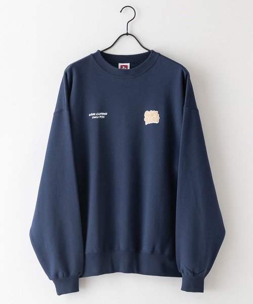 BEN DAVIS(ベンデイビス)の「【BEN DAVIS/ベンデイビス】WALL ART CREW/オーバーサイズ 裏起毛 ストリート バックプリント ロゴ ワンポイント スウェット トレーナー/レディース メンズ(スウェット・メンズ・ネイビー/ブラック/グレー・MEDIUM/X-LARGE/LARGE)」の15枚目の写真