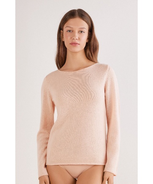 セール】カシミヤ 100% ロングスリーブ ニット（ニット/セーター