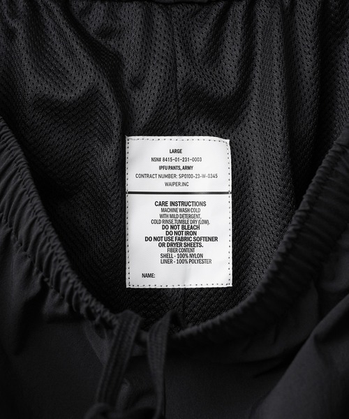 WAIPER.inc(ワイパーインク)の「米軍 U.S.ARMY IPFU フィジカル トレーニングパンツ CORDURA Advanced Fabrics WAIPER.inc【WP1016】(その他パンツ・メンズ・ブラック/オリーブ/グレー・S/M/L/XL/XXL)」の8枚目の写真