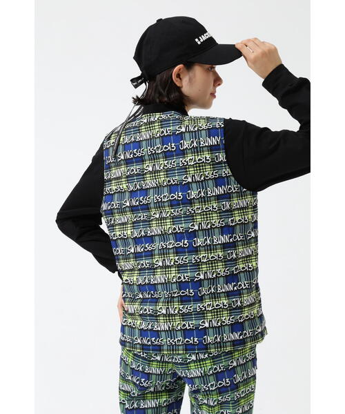 Jack Bunny!!（ジャックバニー）の「リバーシブル中綿ノーカラーベスト