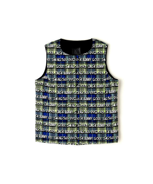 Jack Bunny!!（ジャックバニー）の「リバーシブル中綿ノーカラーベスト