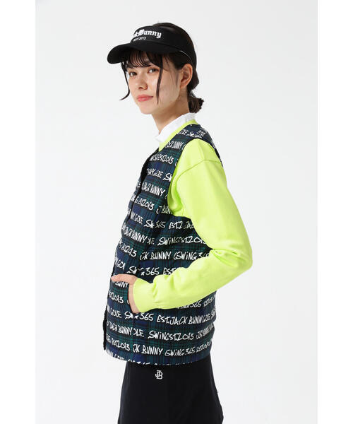 Jack Bunny!!（ジャックバニー）の「リバーシブル中綿ノーカラーベスト