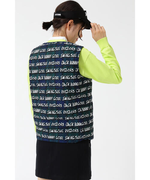 Jack Bunny!!（ジャックバニー）の「リバーシブル中綿ノーカラーベスト