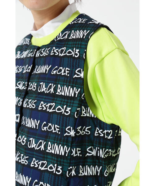 Jack Bunny!!（ジャックバニー）の「リバーシブル中綿ノーカラーベスト