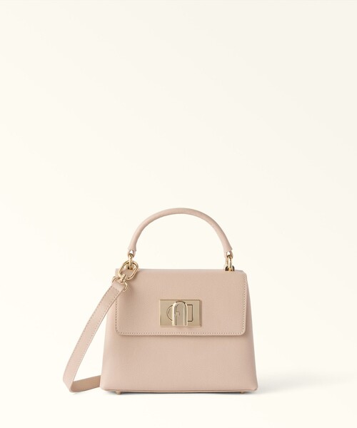 FURLA（フルラ）の「フルラ 1927 (Furla 1927) ミニトップハンドルバッグ（ハンドバッグ・レディース・ライトオリーブ/ダークグレー/ベージュ/ライトブルー/ブラック/サンドベージュ/ライトグレー/ボルドー/フューシャピンク/ベビーピンク/ライトピンク・ONE SIZE）」の4枚目の写真