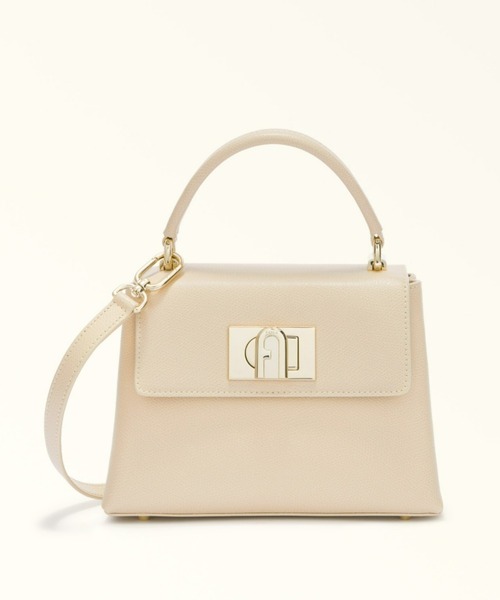 FURLA(フルラ)の「フルラ 1927 ミニトップハンドルバッグ(ハンドバッグ・レディース・ライトブルー/ライトオリーブ/ダークグレー/ブラック/ベージュ/フューシャピンク/ベビーピンク/ライトグレー/ボルドー/サンドベージュ/ライトピンク・ONE SIZE)」の4枚目の写真