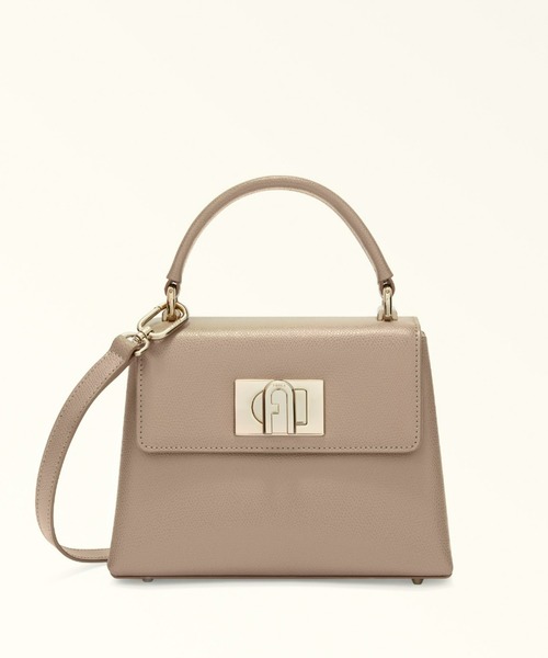 FURLA(フルラ)の「フルラ 1927 ミニトップハンドルバッグ(ハンドバッグ・レディース・ライトブルー/ライトオリーブ/ダークグレー/ブラック/ベージュ/フューシャピンク/ベビーピンク/ライトグレー/ボルドー/サンドベージュ/ライトピンク・ONE SIZE)」の3枚目の写真