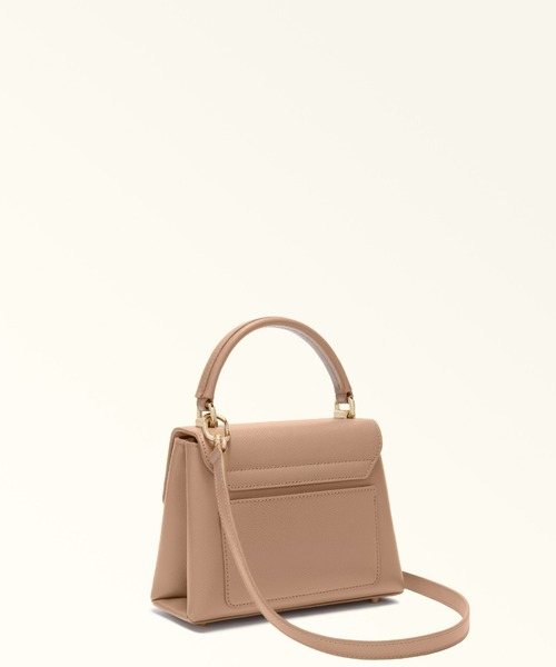 新品■フルラFURLA■トップハンドルバッグ■ゴールド フルラ 1927 (Furla 1927) ミニトップハンドルバッグ（ハンドバッグ