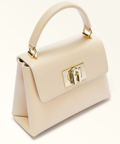 新品■フルラFURLA■トップハンドルバッグ■ゴールド フルラ 1927 (Furla 1927) ミニトップハンドルバッグ（ハンドバッグ