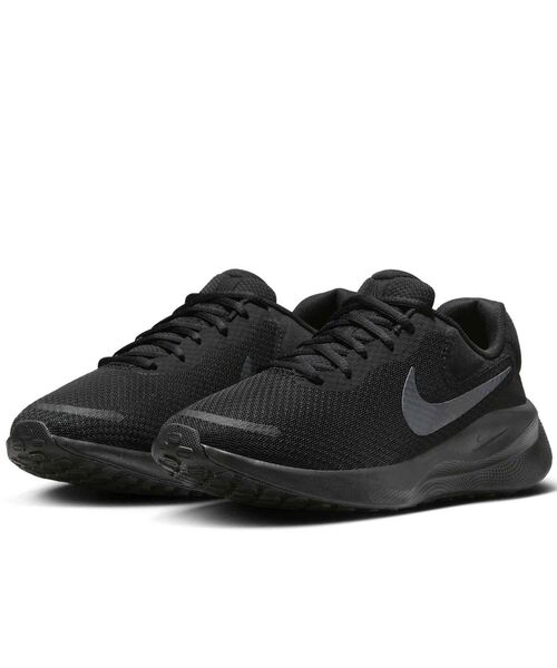 NIKE(ナイキ)の「ナイキ レボリューション 7 ウィメンズ ロード ランニングシューズ / Nike Revolution 7 Women's Road Running Shoes FB2208-002 Black(スニーカー・レディース・ブラック・22.5/25/26/26.5/27/28/28.5/27.5/23.5/25.5/23/24/24.5/22)」の5枚目の写真