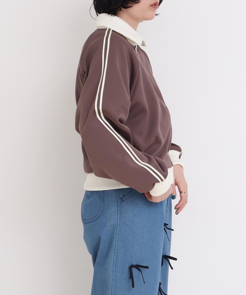 I AM WHAT I AM   ブルゾン AMBIDEX Store ○○HEJ HEJ ジャージ ブルゾン(F チャ): l
