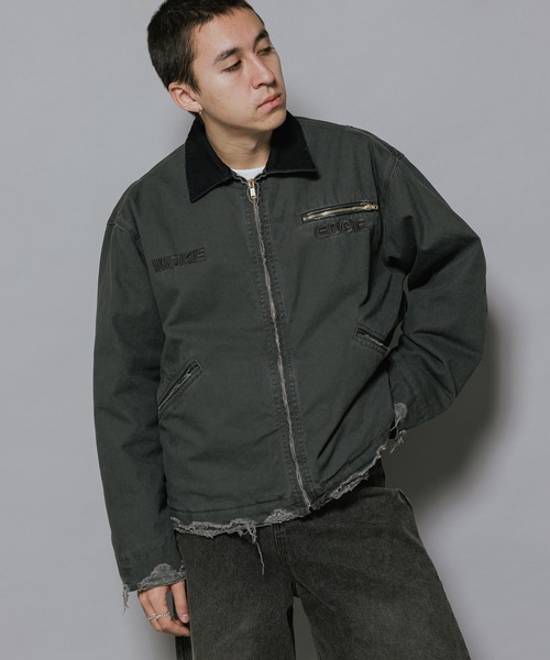 EDGE】 【WOKE Workers Jacket Workers アウター ブルゾン EDGE（ウォークエッジ） WOKE ミリタリージャケット Jacket ジャケット・アウター