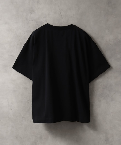 welise/ウェライズ】チェーンステッチポケット ショート丈半袖Tシャツ