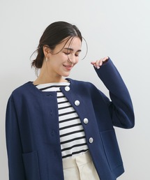 セール】FOXウール畦ミニカーディガン(504235602) | アダム エ