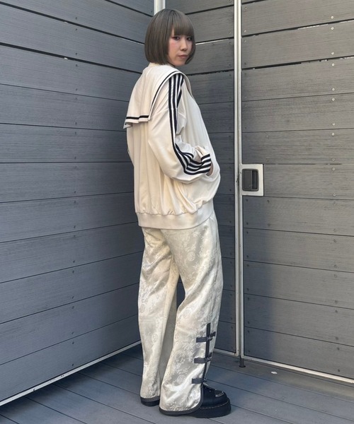 Candy Stripper(キャンディストリッパー)の「CS CAT CHINA パンツ(その他パンツ・レディース・アイボリー/ブラック/ピンク・FREE)」の9枚目の写真