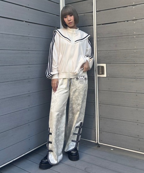 Candy Stripper(キャンディストリッパー)の「CS CAT CHINA パンツ(その他パンツ・レディース・アイボリー/ブラック/ピンク・FREE)」の8枚目の写真