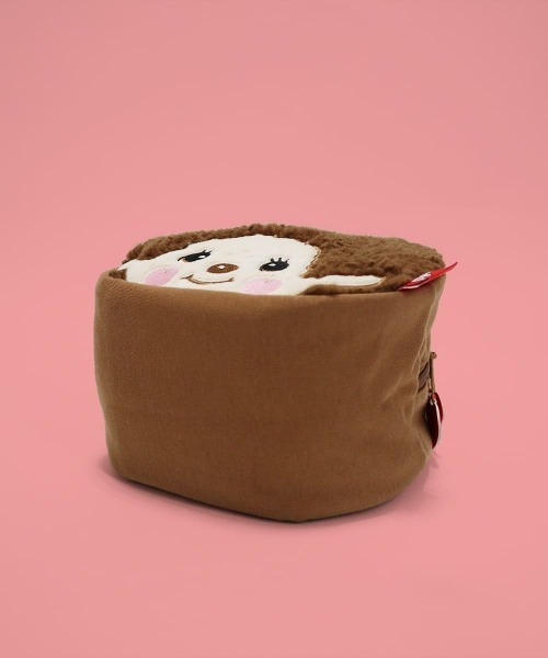 sanrio(サンリオ)の「(SK)【sanrio モンチッチ】ダイカット スウェット ハンドバッグ(ハンドバッグ・キッズ・レッド系/ピンク系/ブラック系/ホワイト系・ONE SIZE)」の7枚目の写真