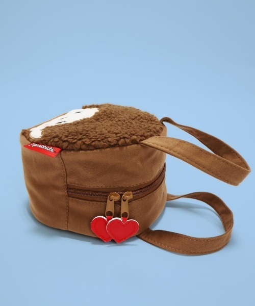 sanrio(サンリオ)の「(SK)【sanrio モンチッチ】ダイカット スウェット ハンドバッグ(ハンドバッグ・キッズ・レッド系/ピンク系/ブラック系/ホワイト系・ONE SIZE)」の8枚目の写真