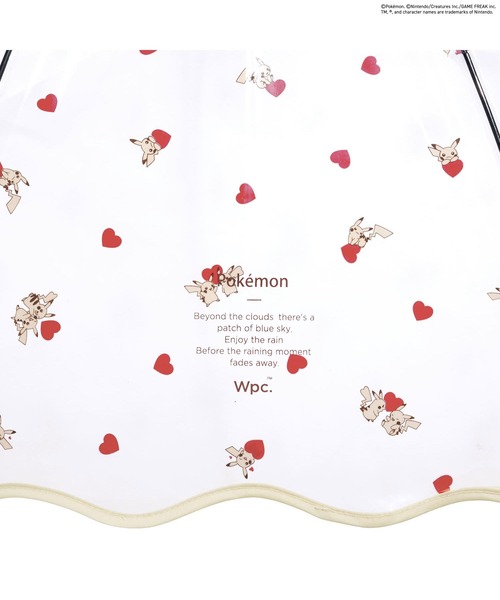 Wpc.（ダブリュピーシー）の「ポケモン ビニール傘 いっしょにいると しあわせ 雨傘 長傘 Wpc.（長傘・レディース・ホワイト/ベージュ・FREE）」の5枚目の写真