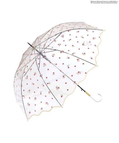 Wpc.（ダブリュピーシー）の「ポケモン ビニール傘 いっしょにいると しあわせ 雨傘 長傘 Wpc.（長傘・レディース・ホワイト/ベージュ・FREE）」の12枚目の写真