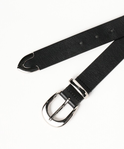 BEAMS DESIGN ブラックレザーベルト BEAMS MEN｜【ビームスの百名品】＜累計販売5700点