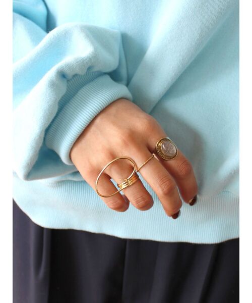 Ungrid（アングリッド）の「デザインモチーフリング（リング・レディース・ゴールド/シルバー・FREE）」の13枚目の写真