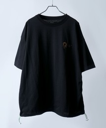 【Starting Over/スターティングオーバー】ONE POINT LOGO EMBROIDERY DRAW CODE T-SHIRT / ワンポイント ロゴ刺繍 ドローコード デザイン 半袖 Tシャツ