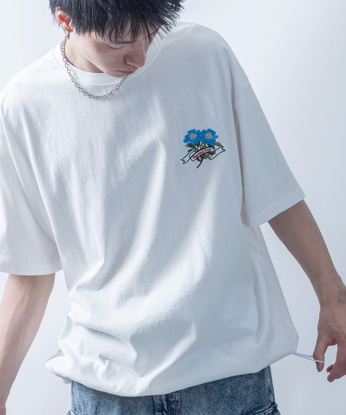Starting Over（スターティングオーバー）の「【Starting Over/スターティングオーバー】ONE POINT LOGO EMBROIDERY DRAW CODE T-SHIRT / ワンポイント ロゴ刺繍 ドローコード デザイン 半袖 Tシャツ（Tシャツ/カットソー・メンズ・ホワイト系その他3/ホワイト系その他/ホワイト系その他2/ブラック系その他/チャコールグレー/ホワイト/ブラック系その他2/グレー系その他/ブラック/ブラック系その他6/ホワイト系その他7/ホワイト系その他6/ホワイト系その他5/ブラック系その他4/ブラック系その他7/ネイビー/ブラック系その他5/ブラック系その他3/ホワイト系その他4/ピンク/ピンク系その他・M/L）」の7枚目の写真
