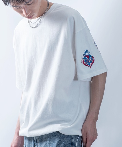 Starting Over（スターティングオーバー）の「【Starting Over/スターティングオーバー】ONE POINT LOGO EMBROIDERY DRAW CODE T-SHIRT / ワンポイント ロゴ刺繍 ドローコード デザイン 半袖 Tシャツ（Tシャツ/カットソー・メンズ・ホワイト系その他3/ホワイト系その他/ホワイト系その他2/ブラック系その他/チャコールグレー/ホワイト/ブラック系その他2/グレー系その他/ブラック/ブラック系その他6/ホワイト系その他7/ホワイト系その他6/ホワイト系その他5/ブラック系その他4/ブラック系その他7/ネイビー/ブラック系その他5/ブラック系その他3/ホワイト系その他4/ピンク/ピンク系その他・M/L）」の8枚目の写真