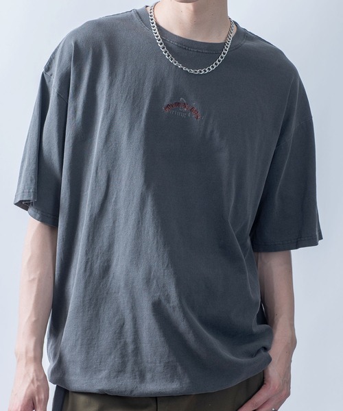 Starting Over（スターティングオーバー）の「【Starting Over/スターティングオーバー】ONE POINT LOGO EMBROIDERY DRAW CODE T-SHIRT / ワンポイント ロゴ刺繍 ドローコード デザイン 半袖 Tシャツ（Tシャツ/カットソー・メンズ・ホワイト系その他3/ホワイト系その他/ホワイト系その他2/ブラック系その他/チャコールグレー/ホワイト/ブラック系その他2/グレー系その他/ブラック/ブラック系その他6/ホワイト系その他7/ホワイト系その他6/ホワイト系その他5/ブラック系その他4/ブラック系その他7/ネイビー/ブラック系その他5/ブラック系その他3/ホワイト系その他4/ピンク/ピンク系その他・M/L）」の12枚目の写真