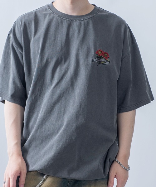 Starting Over（スターティングオーバー）の「【Starting Over/スターティングオーバー】ONE POINT LOGO EMBROIDERY DRAW CODE T-SHIRT / ワンポイント ロゴ刺繍 ドローコード デザイン 半袖 Tシャツ（Tシャツ/カットソー・メンズ・ホワイト系その他3/ホワイト系その他/ホワイト系その他2/ブラック系その他/チャコールグレー/ホワイト/ブラック系その他2/グレー系その他/ブラック/ブラック系その他6/ホワイト系その他7/ホワイト系その他6/ホワイト系その他5/ブラック系その他4/ブラック系その他7/ネイビー/ブラック系その他5/ブラック系その他3/ホワイト系その他4/ピンク/ピンク系その他・M/L）」の15枚目の写真