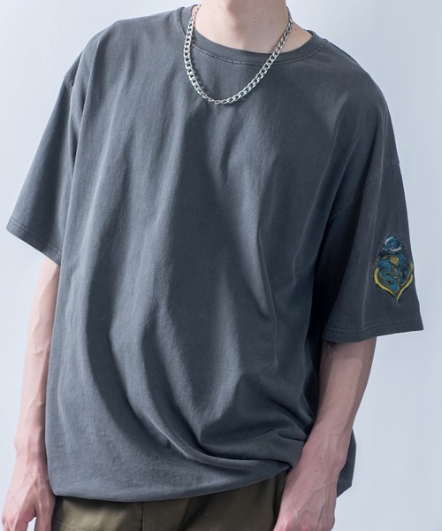 Starting Over（スターティングオーバー）の「【Starting Over/スターティングオーバー】ONE POINT LOGO EMBROIDERY DRAW CODE T-SHIRT / ワンポイント ロゴ刺繍 ドローコード デザイン 半袖 Tシャツ（Tシャツ/カットソー・メンズ・ホワイト系その他3/ホワイト系その他/ホワイト系その他2/ブラック系その他/チャコールグレー/ホワイト/ブラック系その他2/グレー系その他/ブラック/ブラック系その他6/ホワイト系その他7/ホワイト系その他6/ホワイト系その他5/ブラック系その他4/ブラック系その他7/ネイビー/ブラック系その他5/ブラック系その他3/ホワイト系その他4/ピンク/ピンク系その他・M/L）」の16枚目の写真