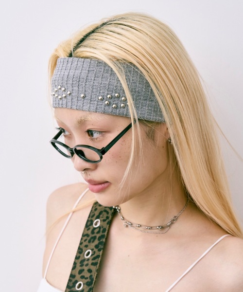 スタッズ付きヘアバンド（ヘアバンド）｜DTYYPE（ドタイプ）の