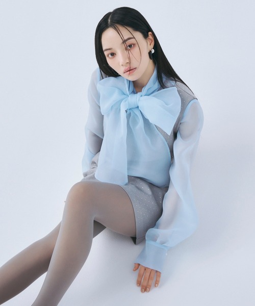 ビジュートリムミニワンピース（ワンピース）｜EIMY ISTOIRE（エイミー