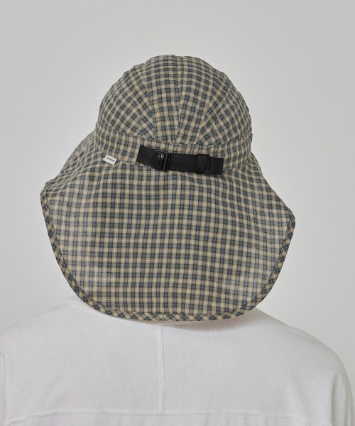 OVERRIDE（オーバーライド）の「OVERRIDE  DOBBY PLAID SUNSHADE HAT / オーバーライド（ハット・メンズ・グリーン/ブラウン/ベージュ・59cm）」の17枚目の写真