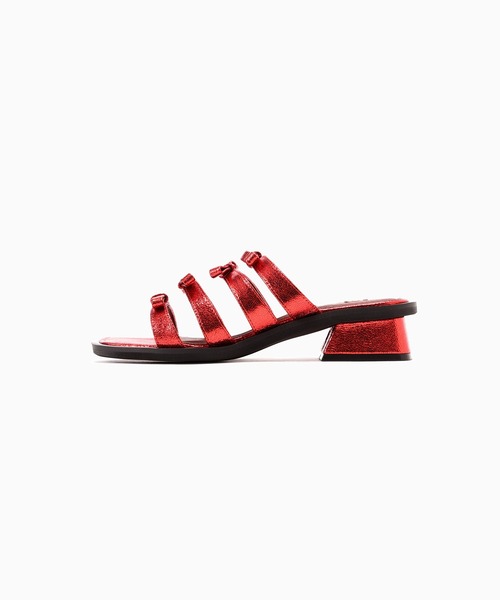 ローズバッドpiu comodaリボンサンダル新品 セール】(piu comoda)PIU COMODA RIBBON SANDAL（サンダル