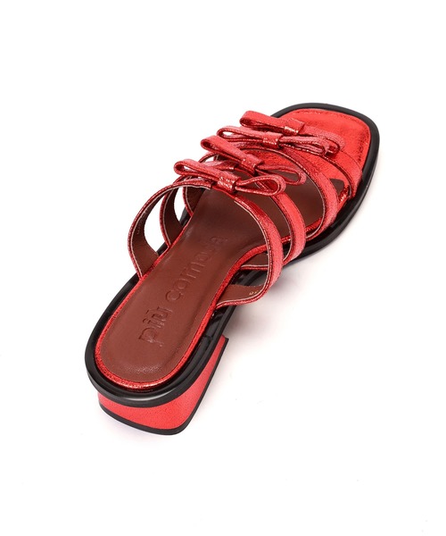 ROSE BUD(ローズバッド)の「(piu comoda)PIU COMODA RIBBON SANDAL(サンダル・レディース・ブラック/レッド・37/38/36)」の10枚目の写真