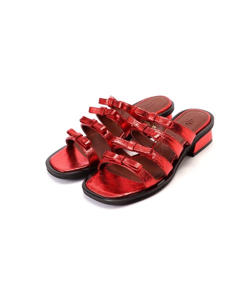 セール】(piu comoda)PIU COMODA RIBBON SANDAL（サンダル