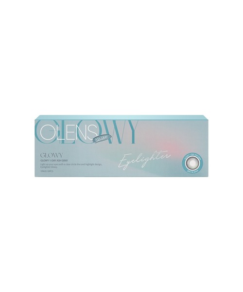 OLENS（オーレンズ）の「OLENS Glowy 1day アッシュグレー（10枚入り）（コンタクトレンズ・カラコン・レディース・グレー・-8.00/-3.50/-4.00/-4.25/-6.50/-7.00/-7.50/±0.00/-0.50/-1.25/-1.75/-2.00/-2.50/-2.25/-1.50/-3.00/-2.75/-6.00/-5.50/-4.75/-4.50/-3.75/-5.00/-1.00/-3.25/-8.50/-10.00/-9.00/-9.50）」の4枚目の写真
