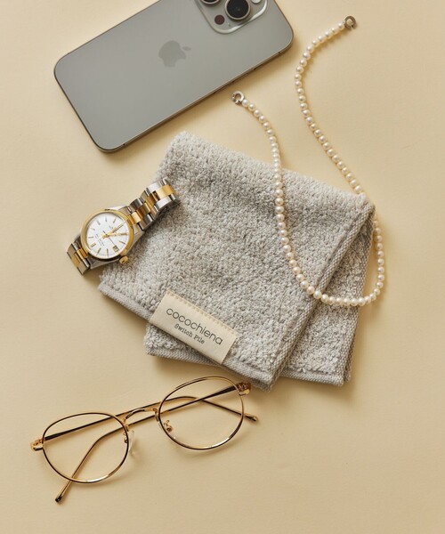 FREAK'S STORE（フリークスストア）の「洗うほどにふくらむ ハンカチタオル（ハンカチ/ハンドタオル・メンズ・ベージュ/グレー/ブルー/ナチュラル・ONE SIZE）」の10枚目の写真