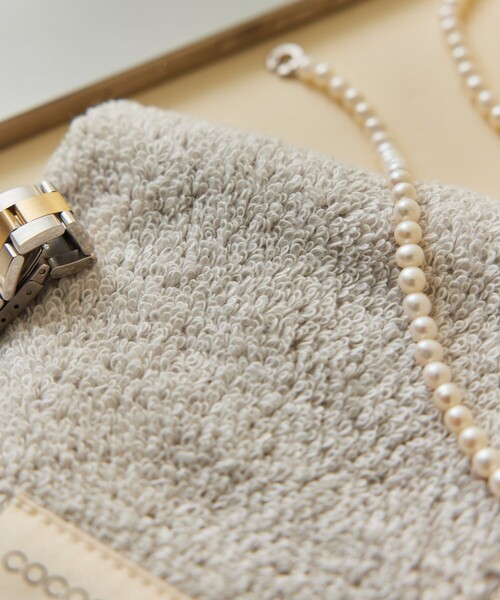 FREAK'S STORE（フリークスストア）の「洗うほどにふくらむ ハンカチタオル（ハンカチ/ハンドタオル・メンズ・ベージュ/グレー/ブルー/ナチュラル・ONE SIZE）」の12枚目の写真