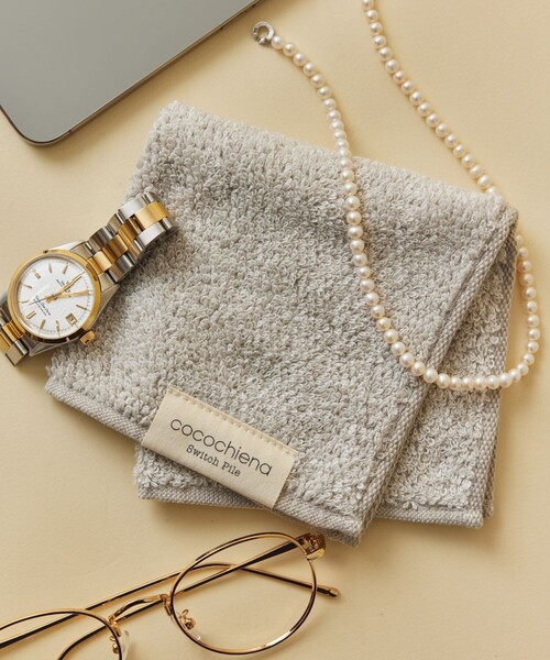 FREAK'S STORE（フリークスストア）の「洗うほどにふくらむ ハンカチタオル（ハンカチ/ハンドタオル・メンズ・ベージュ/グレー/ブルー/ナチュラル・ONE SIZE）」の13枚目の写真