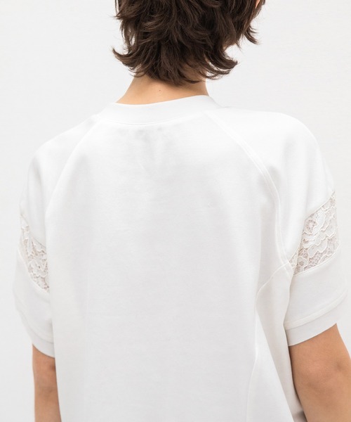 AULA AILA(アウラアイラ)の「アンモナイトプリントTシャツ(Tシャツ/カットソー・レディース・グレー/ライム/ブルー・0)」の8枚目の写真