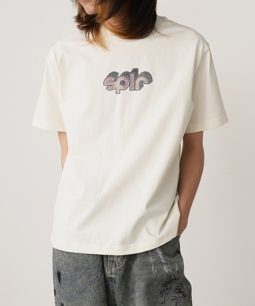 【*p(R)ojectR®】Rhinestone Tシャツ Sサイズ Rhinestone Logo SS Tee | *p(R)ojectR® | VERTICAL GARAGE