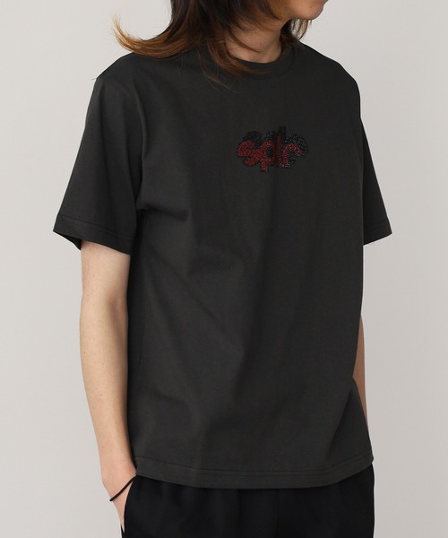 【*p(R)ojectR®】Rhinestone Tシャツ Sサイズ Rhinestone Logo SS Tee | *p(R)ojectR® | VERTICAL GARAGE