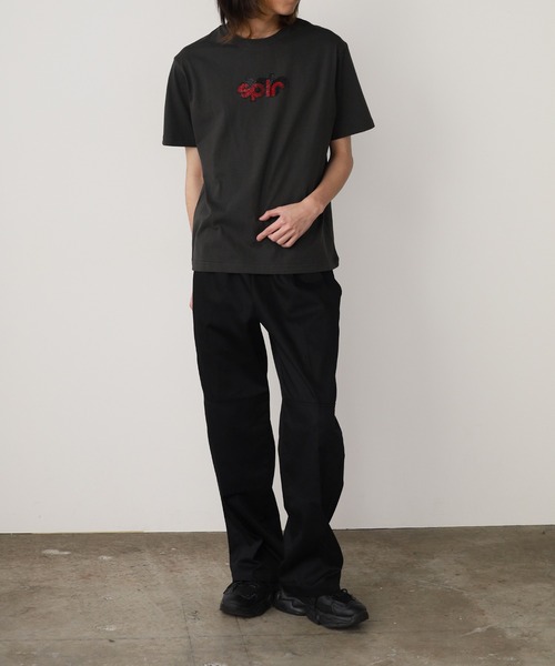 SPLR(エス・ピー・エル・アール)の「SPLR/エスピーエルアール RhineStone logo tee ラインストーンロゴ Tシャツ メンズ 夏物 夏服(Tシャツ/カットソー・メンズ・ベージュ/グレー・XL/L/M/S)」の11枚目の写真